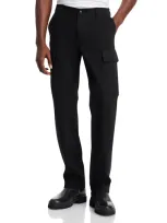 Michael Kors Brushed Sateen Slim Fit Cargo Pants In Black