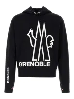 Moncler Grenoble Black Polyester Blend Sweatshirt