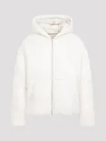 Mordecai Padded Hooded Jacket Nylon In White