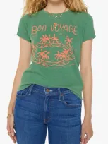 Mother The Lil Sinful Good Voyage T-shirt In Green