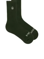 Museum Of Peace And Quiet Icon Socks In Pine