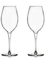 Nambe Vie Pinot Grigio Glasses, Set Of 2 In Transparent