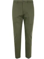 Nine In The Morning Easy Chino Slim Trouser Clothing In Green