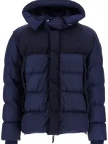 Parajumpers Duke Hooded Down Jacket In Blue