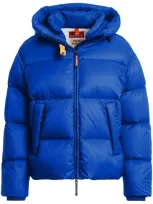 Parajumpers Logo-patch Puffer Jacket In Blue