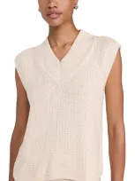 Peixoto Andie Knit Vest Touch Of Sand Knit