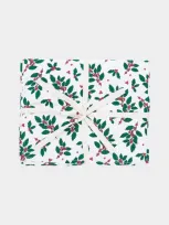 Pink Chicken Tablecloth In Holly In Multi