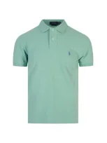 Polo Ralph Lauren Pony Embroidered Polo Shirt In Green