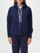 Polo Ralph Lauren Navy Cotton Sweatshirt In Blue