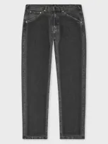 Ps By Paul Smith Relaxed-fit Black Light Wash Jeans Blue