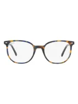 Ray Ban Elliot 48mm Irregular Optical Glasses In Yellow