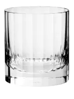 Richard Brendon Fluted Double Old Fashioned Tumbler In Transparent