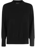 Roberto Collina Crewneck Knit Sweater In Black