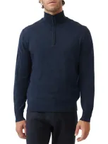 Rodd & Gunn Calderwell Quarter Zip Sweater In Midnight