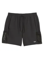 Rvca X Over Utility Shorts In Black