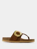 See By Chloé Chany Fussbett Mules - See By Chloe - Tan - Leather In Brown