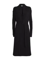 Skin Pima Cotton-blend Nina Robe In Black