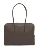 Smythson Grained Lytton Shoulder Bag In Nude