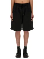 South2 West8 Bermuda Cargo In Black