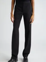 Stella Mccartney High-waisted Straight-leg Trousers In Black