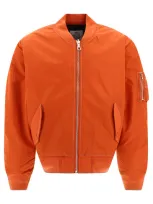 Stussy Stüssy "built" Reversible Bomber Jacket In Orange