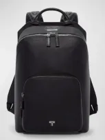 Tumi Davide Calf Leather Backpack In Black