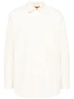 Uma Wang Tab Shirt In Neutrals