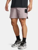 Under Armour Men's    Zone Woven Shorts Tetra Gray In Purple