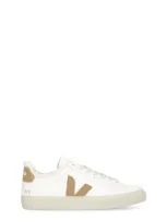 Veja Campo Low Leather Sneakers In White