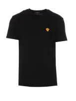 Versace Medusa T-shirt In Black