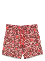 Vilebrequin Moorise Swim Short In Red