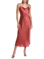 Vince Cowl Neck Dress In Pink