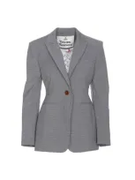 Vivienne Westwood Lauren Cotton Jacket In Gray