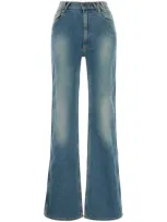 Vivienne Westwood Stretch Denim W Ray Jeans In Blue