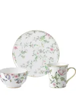 Wedgwood Sweet Plum 3-piece Dining Set In Multi