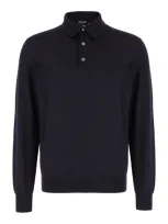 Zegna Sweaters In Blue