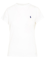 Polo Ralph Lauren Polo Pony Slim Cotton T-shirt In White