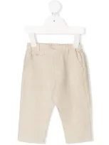 Tartine Et Chocolat Babies' Woven Trousers In Neutrals