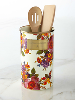 Mackenzie-childs Flower Market White Utensil Holder