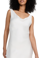 Norma Kamali Maria Mini Dress In White